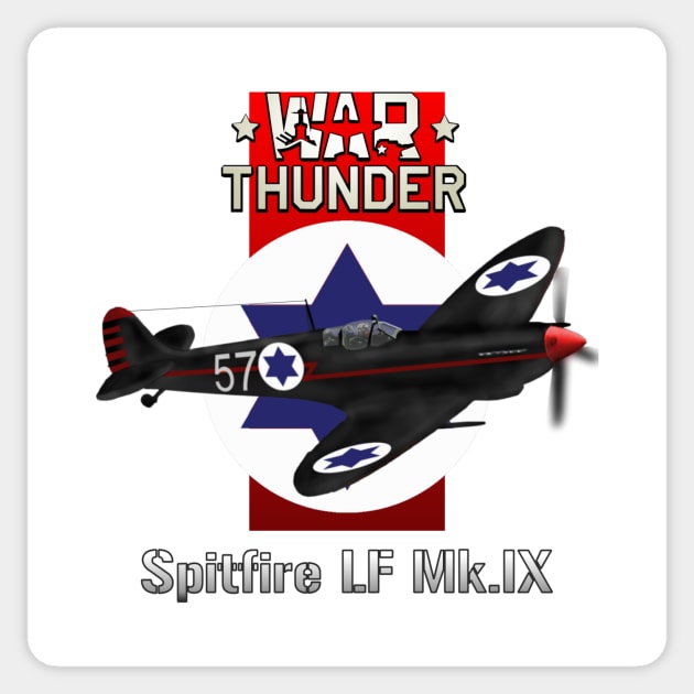 Spitfire LF Mk.IX Sticker by MilMerchant